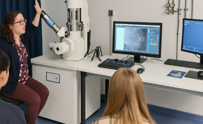 Latest News » Leicester High Students Explore Nano-Scale Science with Electron Microscopy Project